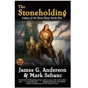 5/$12 Book The Stoneholding Anderson Sebanc Legacy of Stone Harp 1 Epic Fantasy